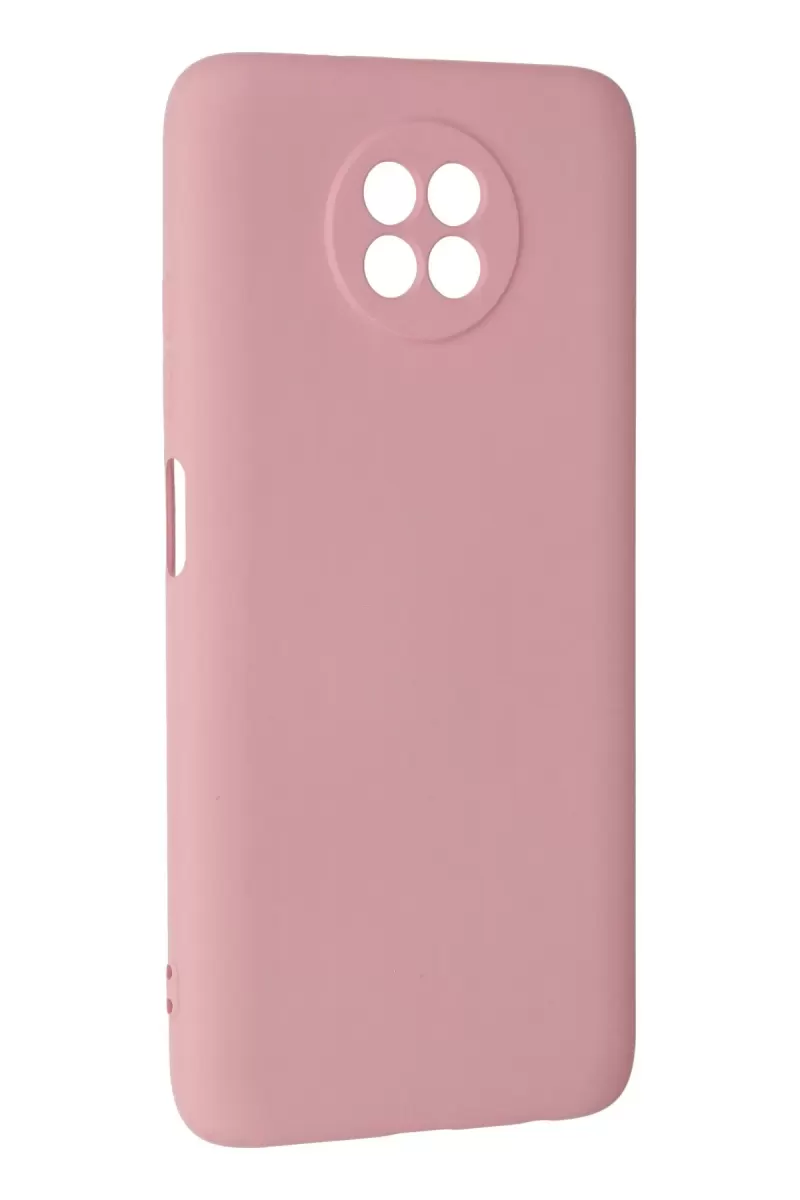 Newface Xiaomi Redmi Note 9 5G Kılıf Nano içi Kadife Silikon - Pembe
