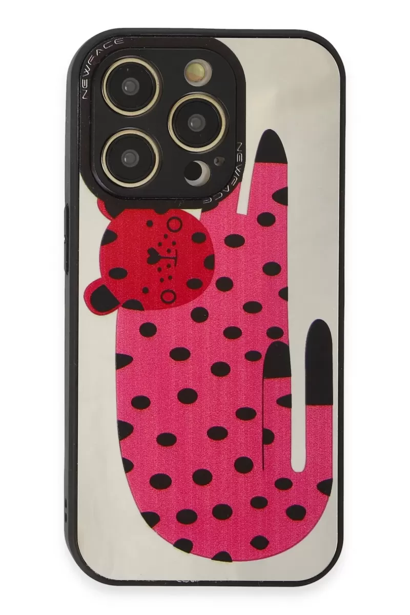 Newface Apple iPhone 12 Pro Max Kılıf Mirror Desenli Kapak - Mirror - 12