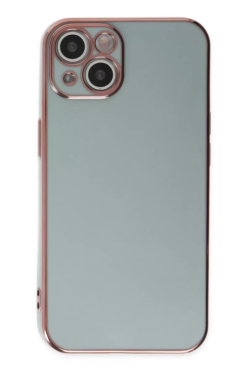 Newface Apple iPhone 13 Kılıf Volet Silikon - Açık Yeşil