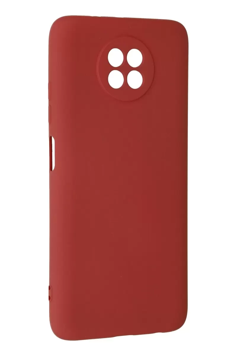 Newface Xiaomi Redmi Note 9 5G Kılıf Nano içi Kadife Silikon - Kiremit