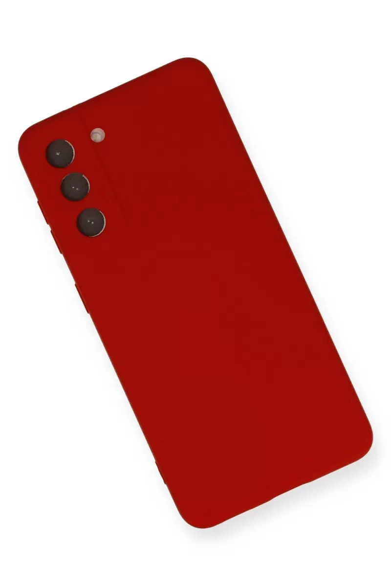 Newface Samsung Galaxy S21 Kılıf Nano içi Kadife Silikon - Kırmızı