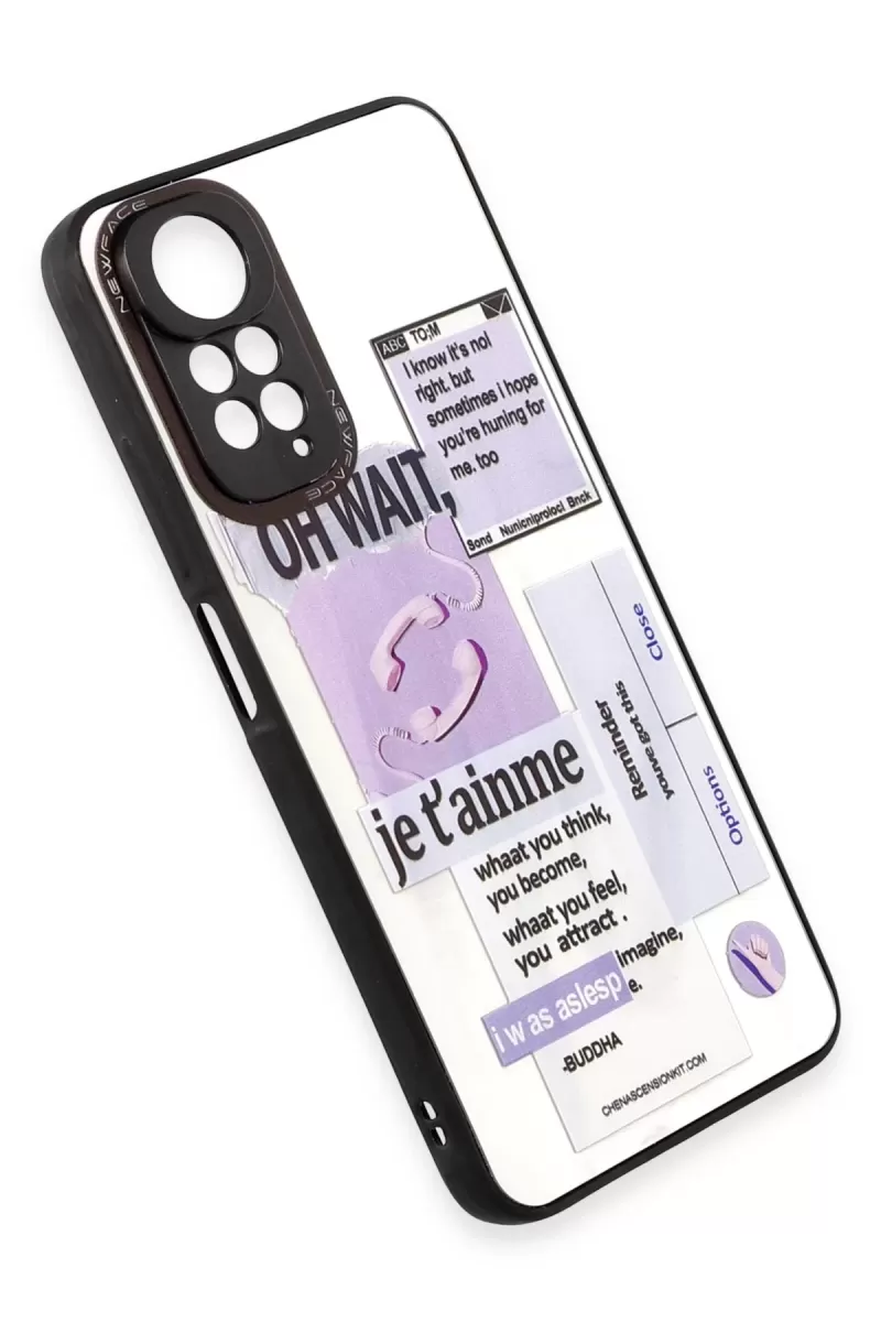 Newface Xiaomi Redmi Note 11 Kılıf Mirror Desenli Kapak - Mirror - 4