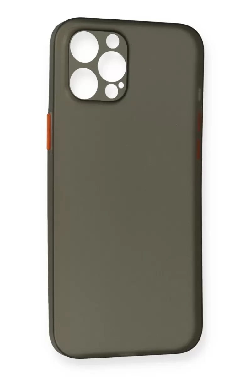 Newface Apple iPhone 12 Pro Max Kılıf PP Ultra İnce Kapak - Gri