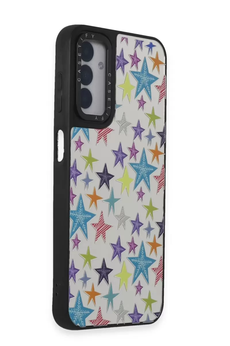Newface Samsung Galaxy A14 4G Kılıf Mirror Desenli Kapak - Mirror - 18
