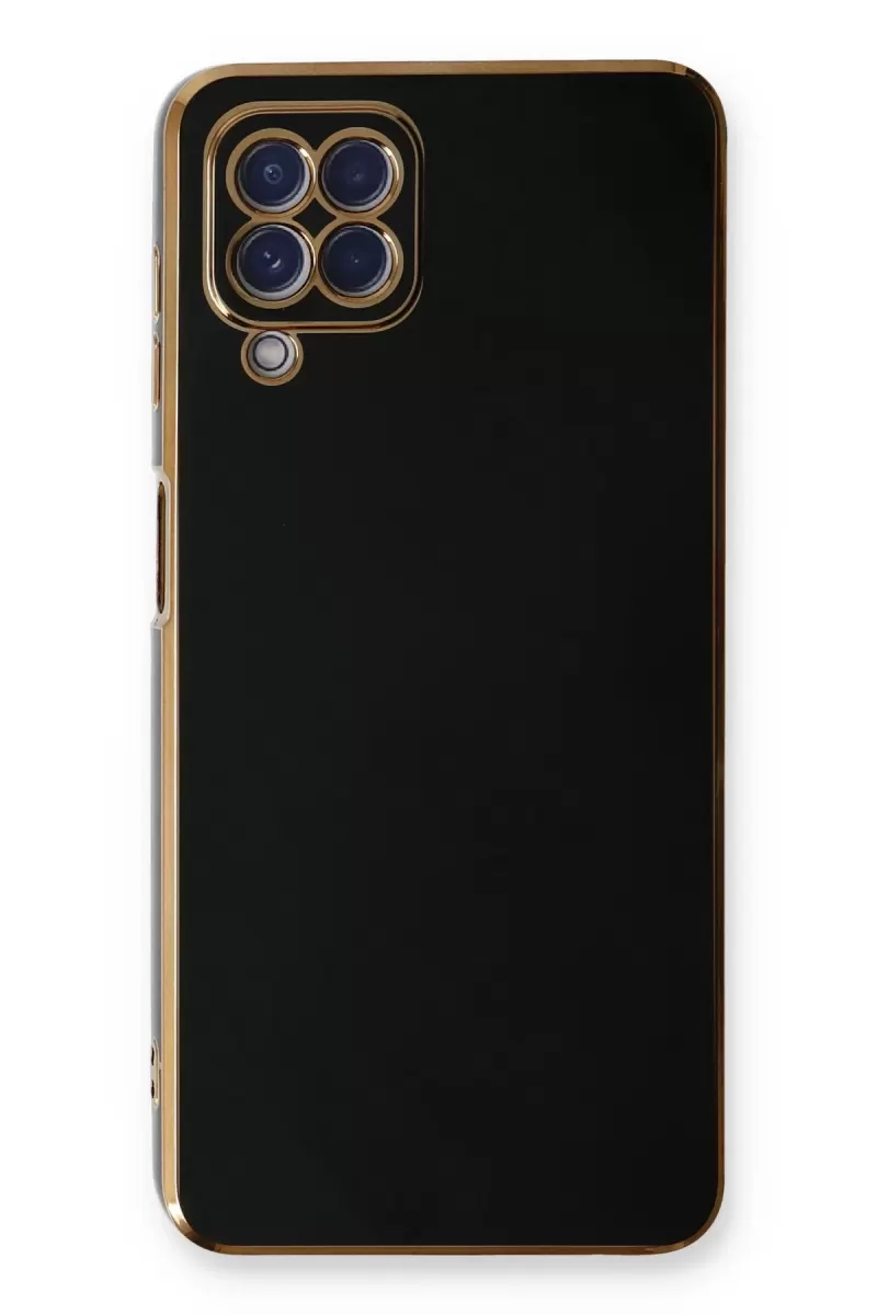 Newface Samsung Galaxy A22 Kılıf Volet Silikon - Siyah