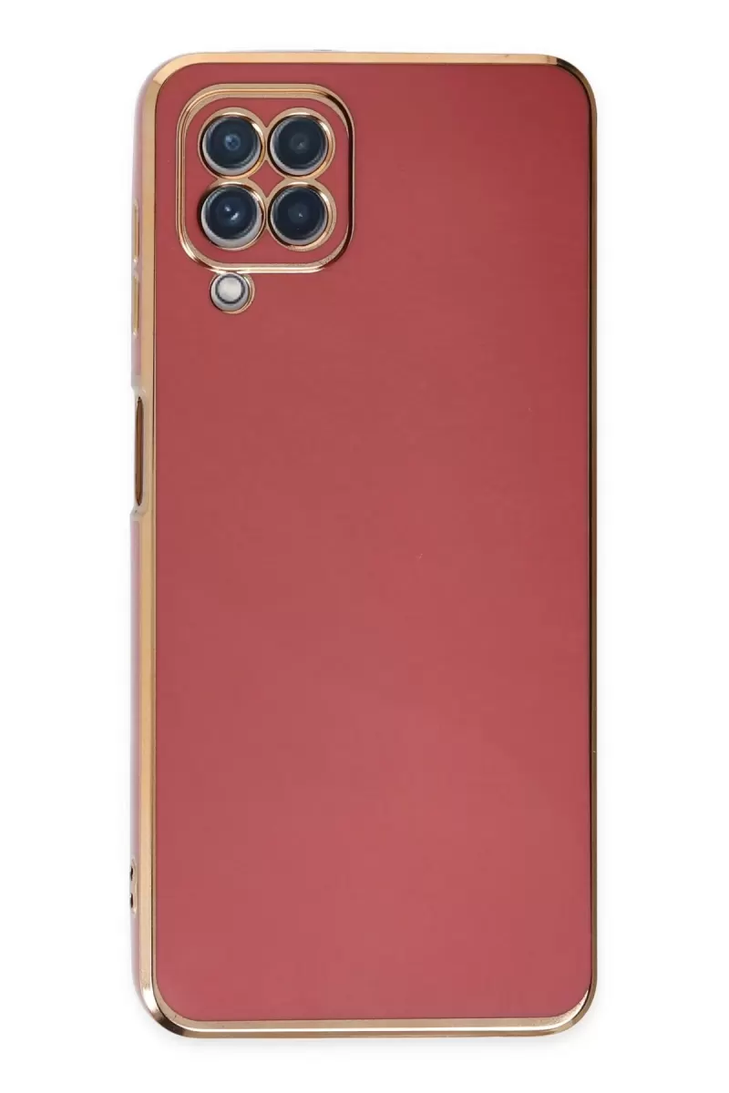 Newface Samsung Galaxy A22 Kılıf Volet Silikon - Kırmızı