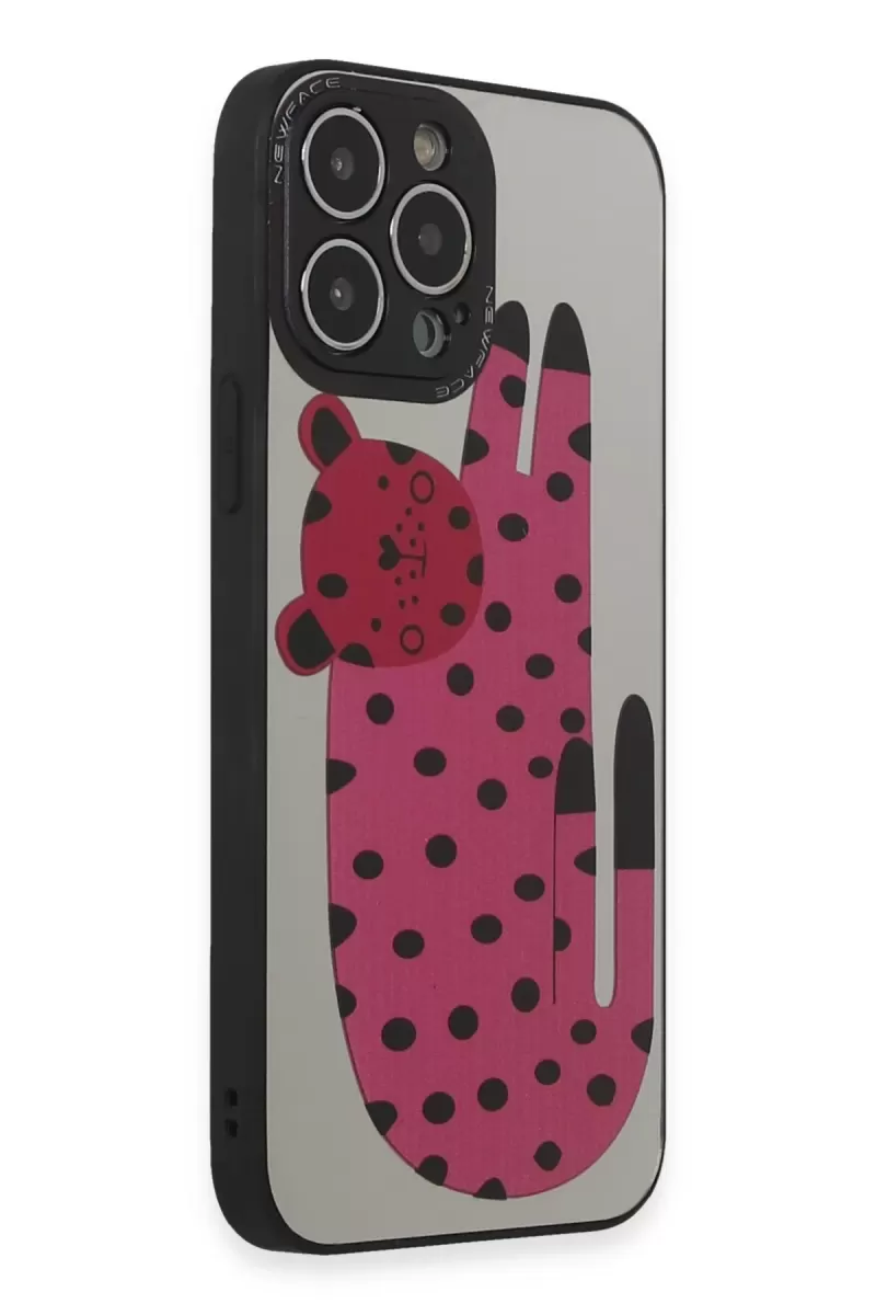 Newface Apple iPhone 13 Pro Kılıf Mirror Desenli Kapak - Mirror - 12