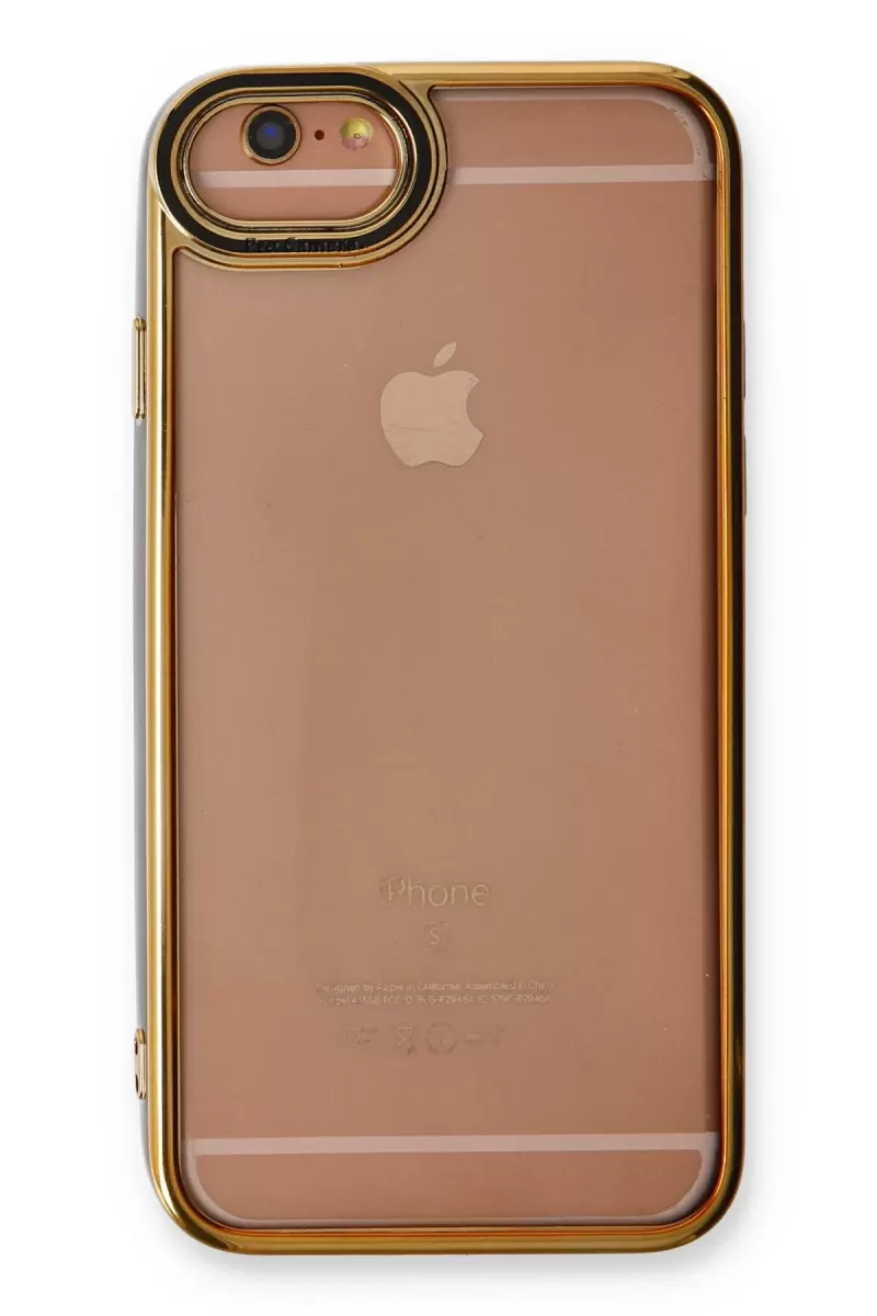 Newface Apple iPhone 6 Kılıf Liva Lens Silikon - Siyah