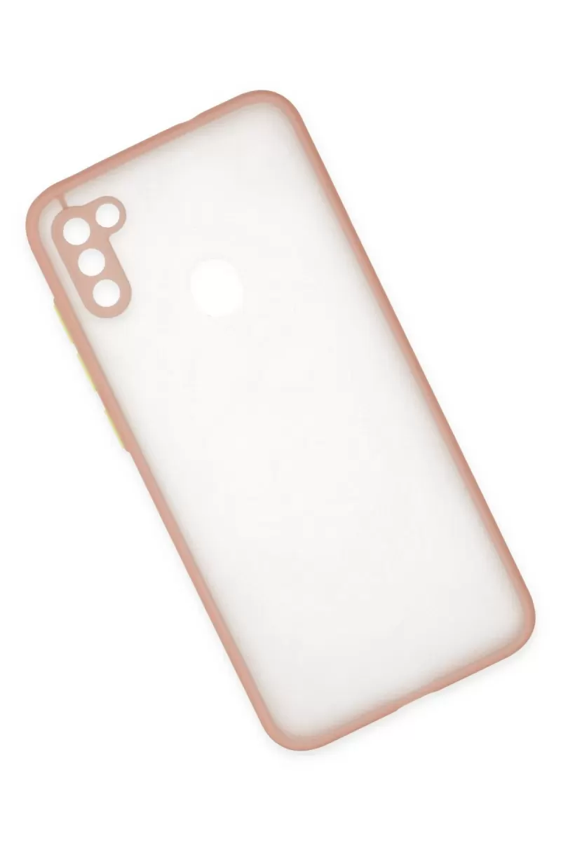 Newface Samsung Galaxy A11 Kılıf Montreal Silikon Kapak - Pembe