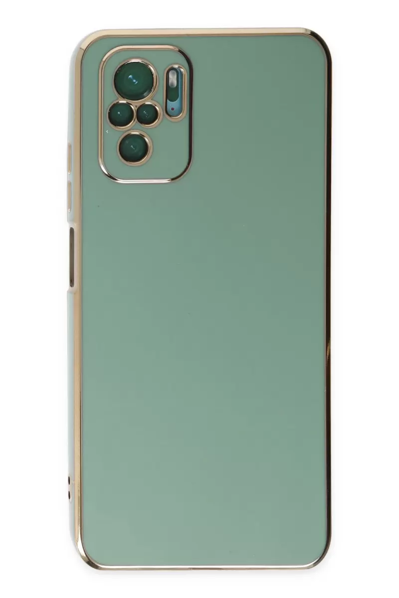Newface Xiaomi Redmi Note 10 Kılıf Volet Silikon - Açık Yeşil