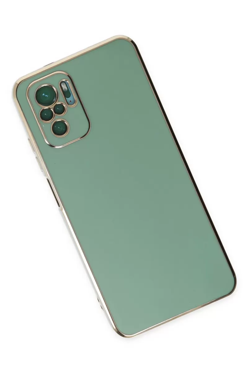 Newface Xiaomi Redmi Note 10 Kılıf Volet Silikon - Açık Yeşil