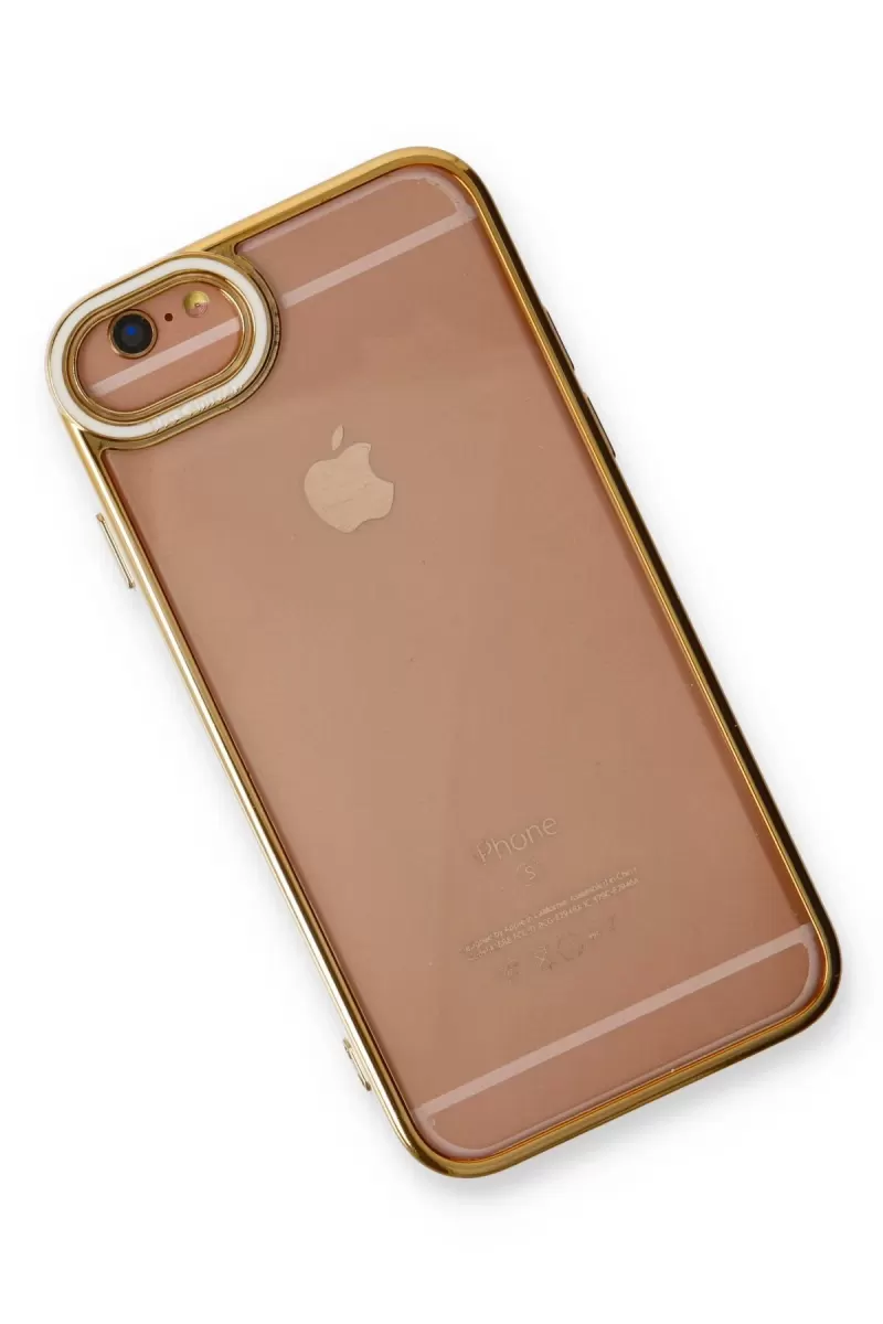 Newface Apple iPhone 6 Kılıf Liva Lens Silikon - Beyaz