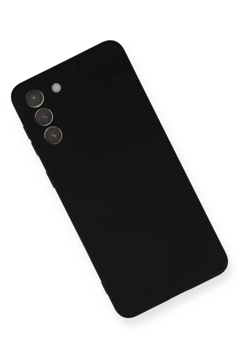 Newface Samsung Galaxy S21 Plus Kılıf Nano içi Kadife Silikon - Siyah