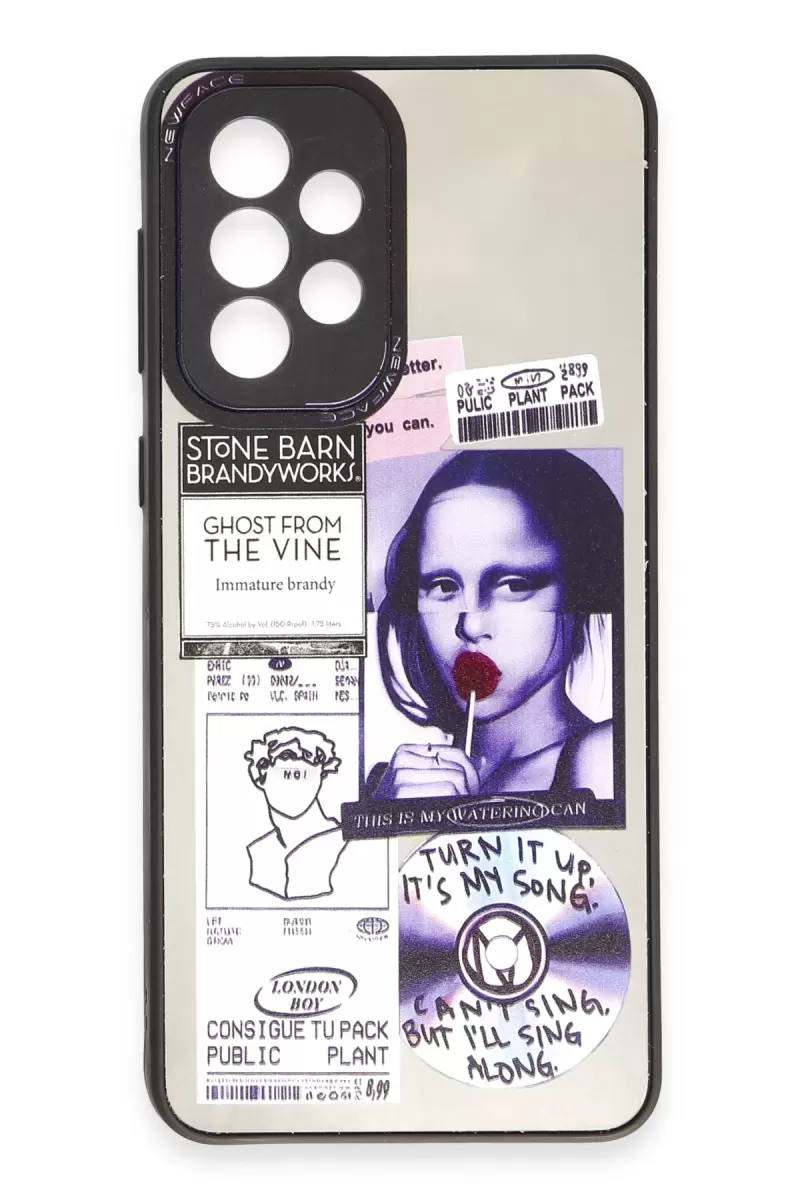 Newface Samsung Galaxy A33 5G Kılıf Mirror Desenli Kapak - Mirror - 2