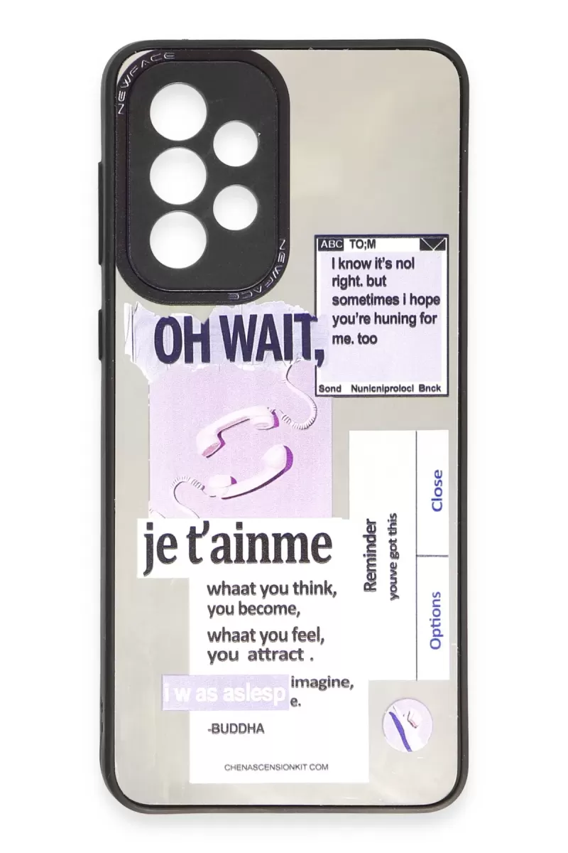 Newface Samsung Galaxy A33 5G Kılıf Mirror Desenli Kapak - Mirror - 4