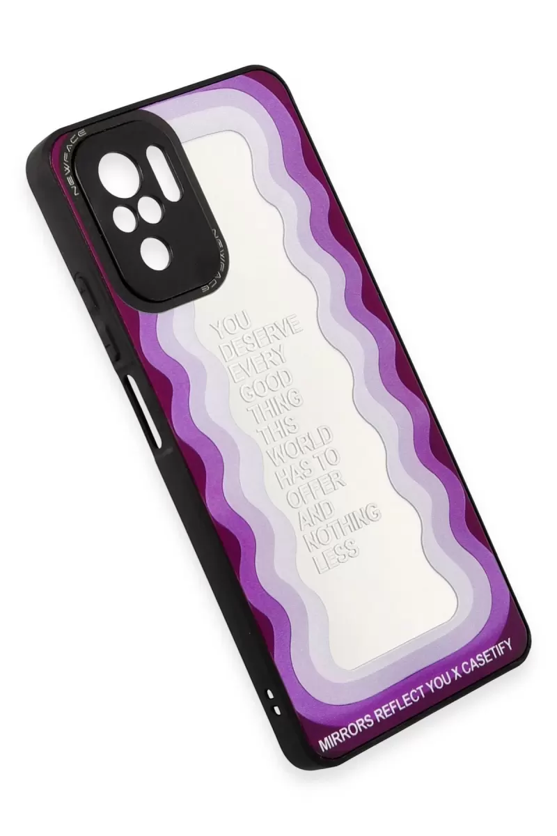 Newface Xiaomi Redmi Note 10 Kılıf Mirror Desenli Kapak - Mirror - 5