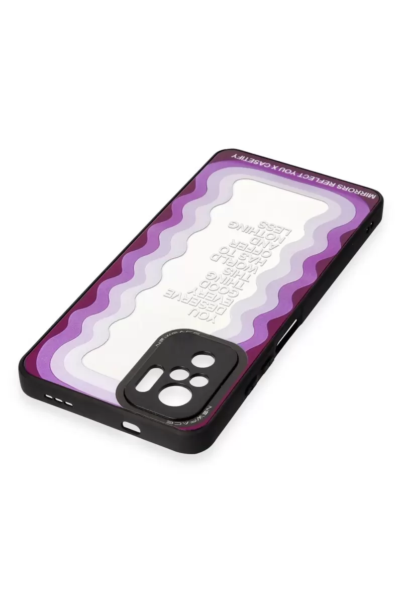 Newface Xiaomi Redmi Note 10 Kılıf Mirror Desenli Kapak - Mirror - 5