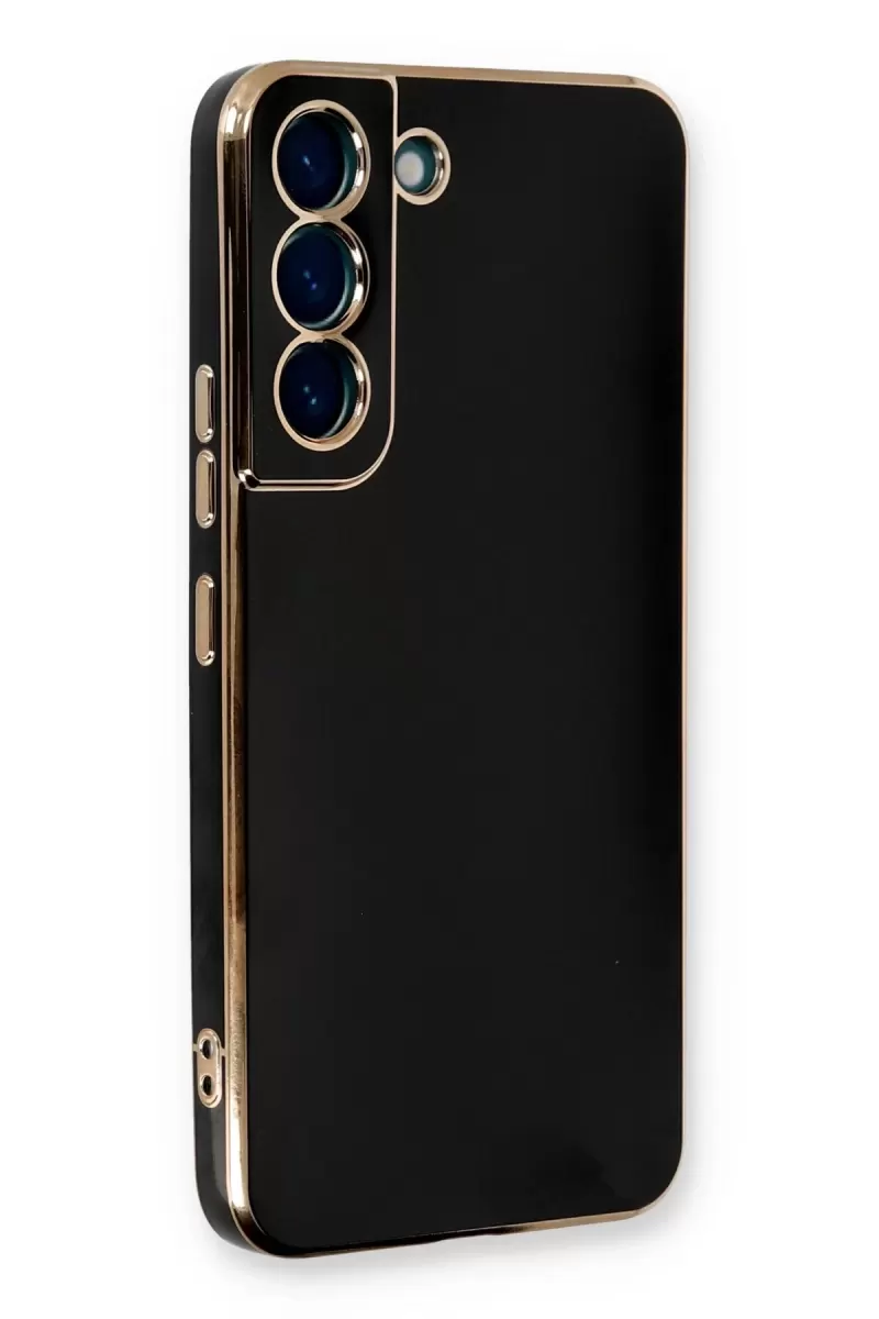 Newface Samsung Galaxy S21 FE Kılıf Volet Silikon - Siyah