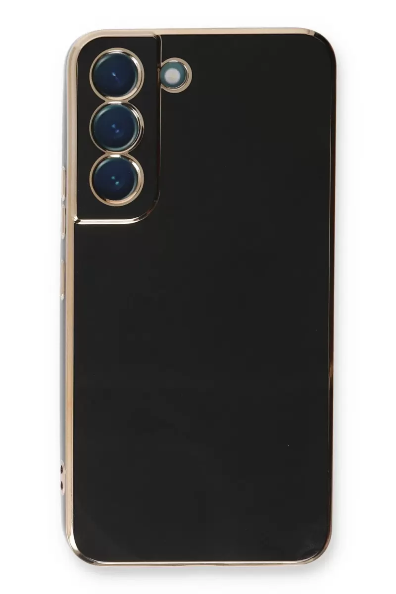 Newface Samsung Galaxy S21 FE Kılıf Volet Silikon - Siyah