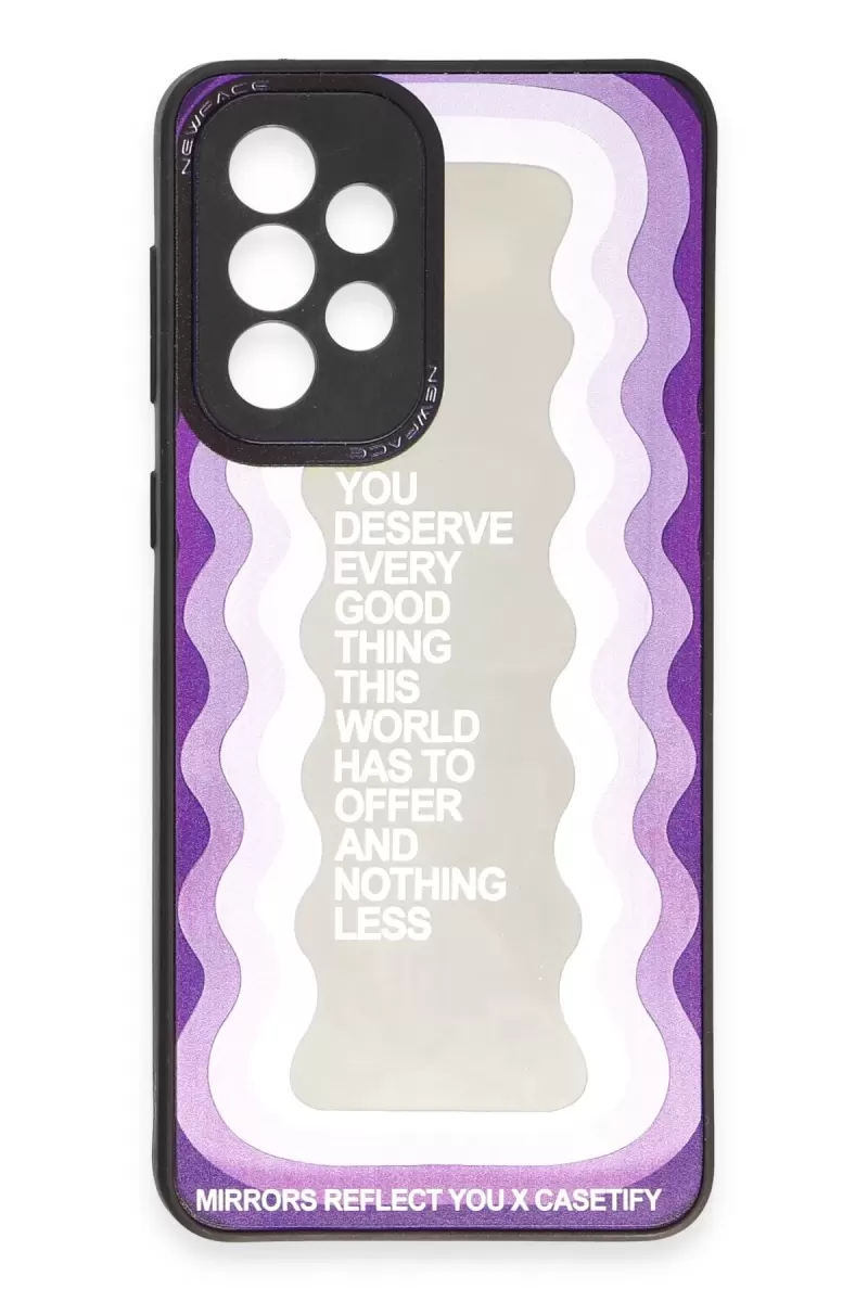 Newface Samsung Galaxy A33 5G Kılıf Mirror Desenli Kapak - Mirror - 5