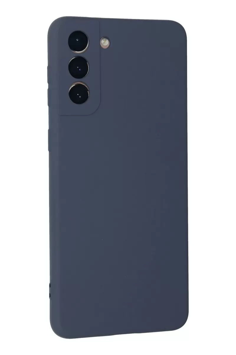 Newface Samsung Galaxy S21 Plus Kılıf Nano içi Kadife Silikon - Gri