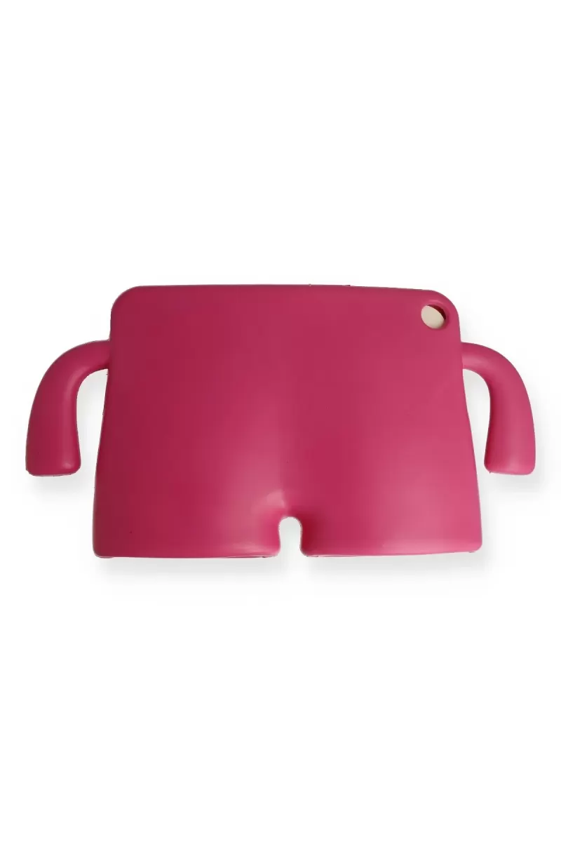 Newface Apple iPad 4 9.7 Kılıf Karakter Tablet Silikon - Pembe