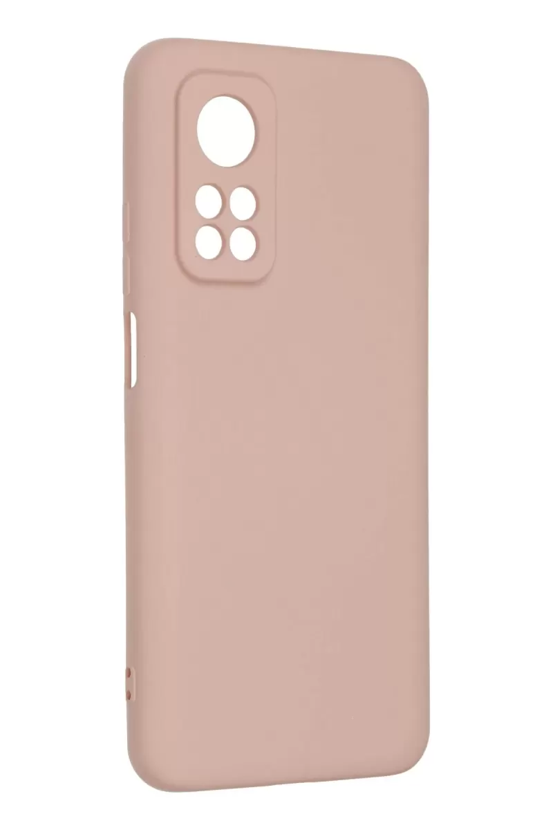 Newface Xiaomi Mi 10T Kılıf Nano içi Kadife Silikon - Pudra