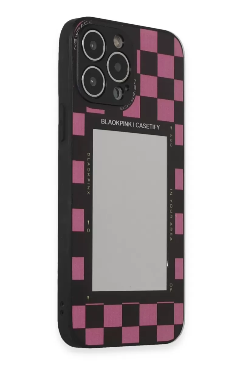Newface Apple iPhone 13 Pro Max Kılıf Mirror Desenli Kapak - Mirror - 8