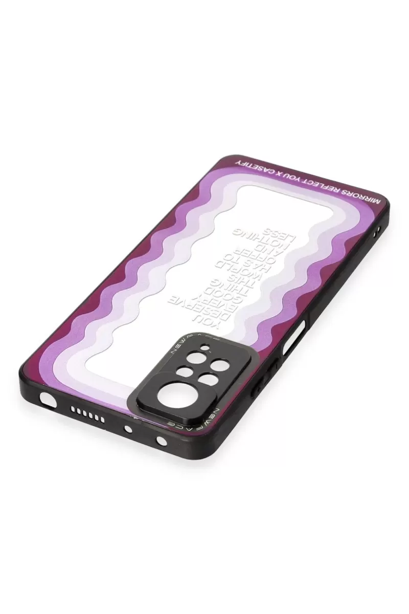 Newface Xiaomi Redmi Note 11 Pro Kılıf Mirror Desenli Kapak - Mirror - 5
