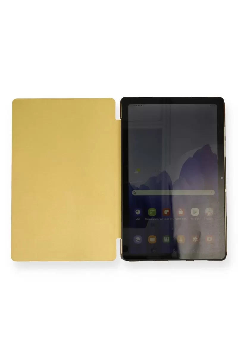 Newface Samsung Galaxy X200 Tab A8 10.5 Kılıf Tablet Smart Kılıf - Gold