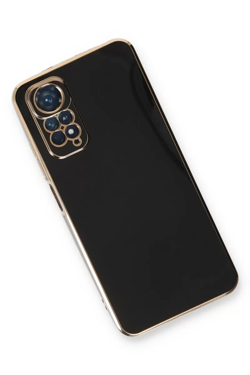 Newface Xiaomi Redmi Note 11 Kılıf Volet Silikon - Siyah