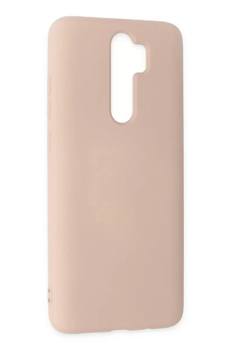Newface Xiaomi Redmi Note 8 Pro Kılıf Nano içi Kadife Silikon - Pudra