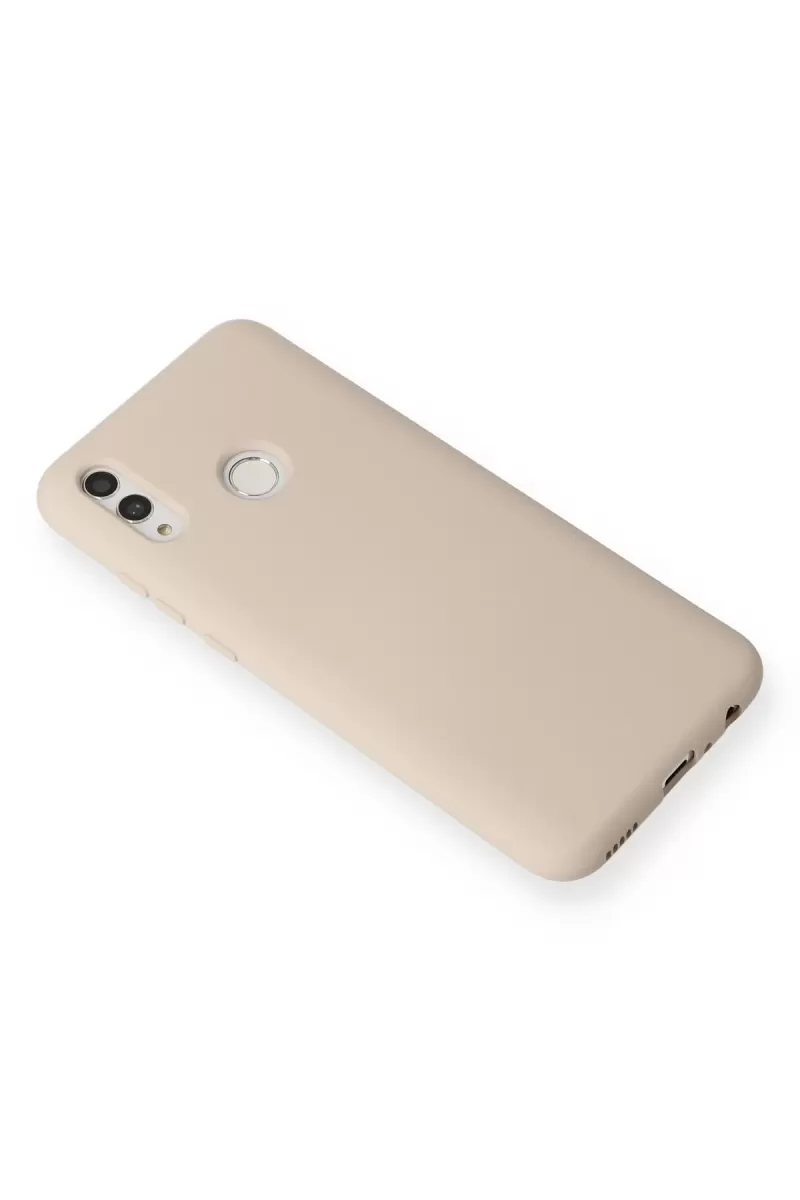 Newface Huawei P Smart 2019 Kılıf Nano içi Kadife Silikon - Pudra