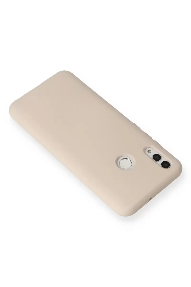 Newface Huawei P Smart 2019 Kılıf Nano içi Kadife Silikon - Pudra