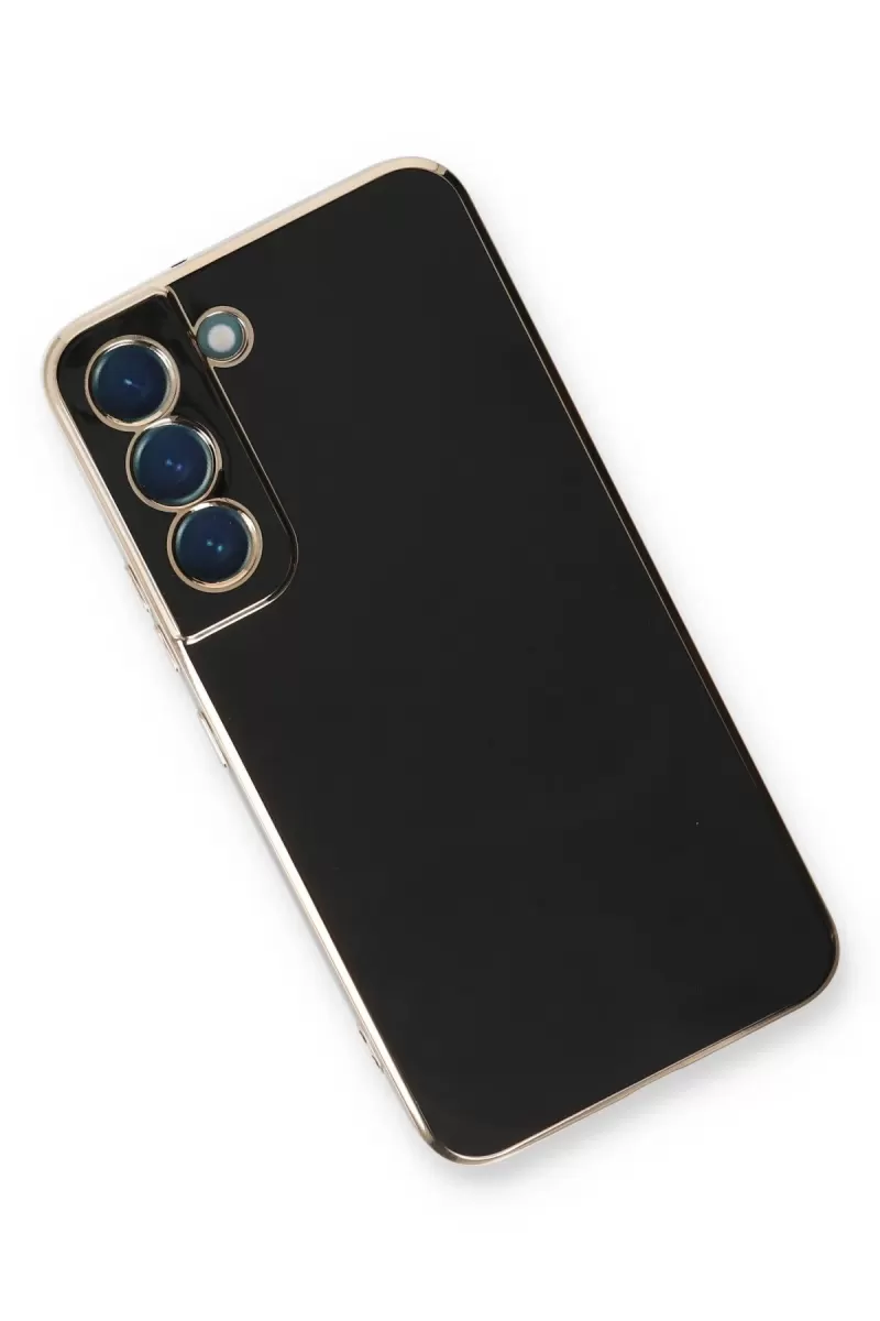 Newface Samsung Galaxy S22 Plus Kılıf Volet Silikon - Siyah