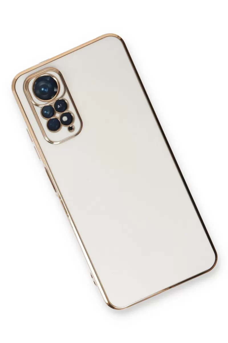 Newface Xiaomi Redmi Note 11 Kılıf Volet Silikon - Beyaz
