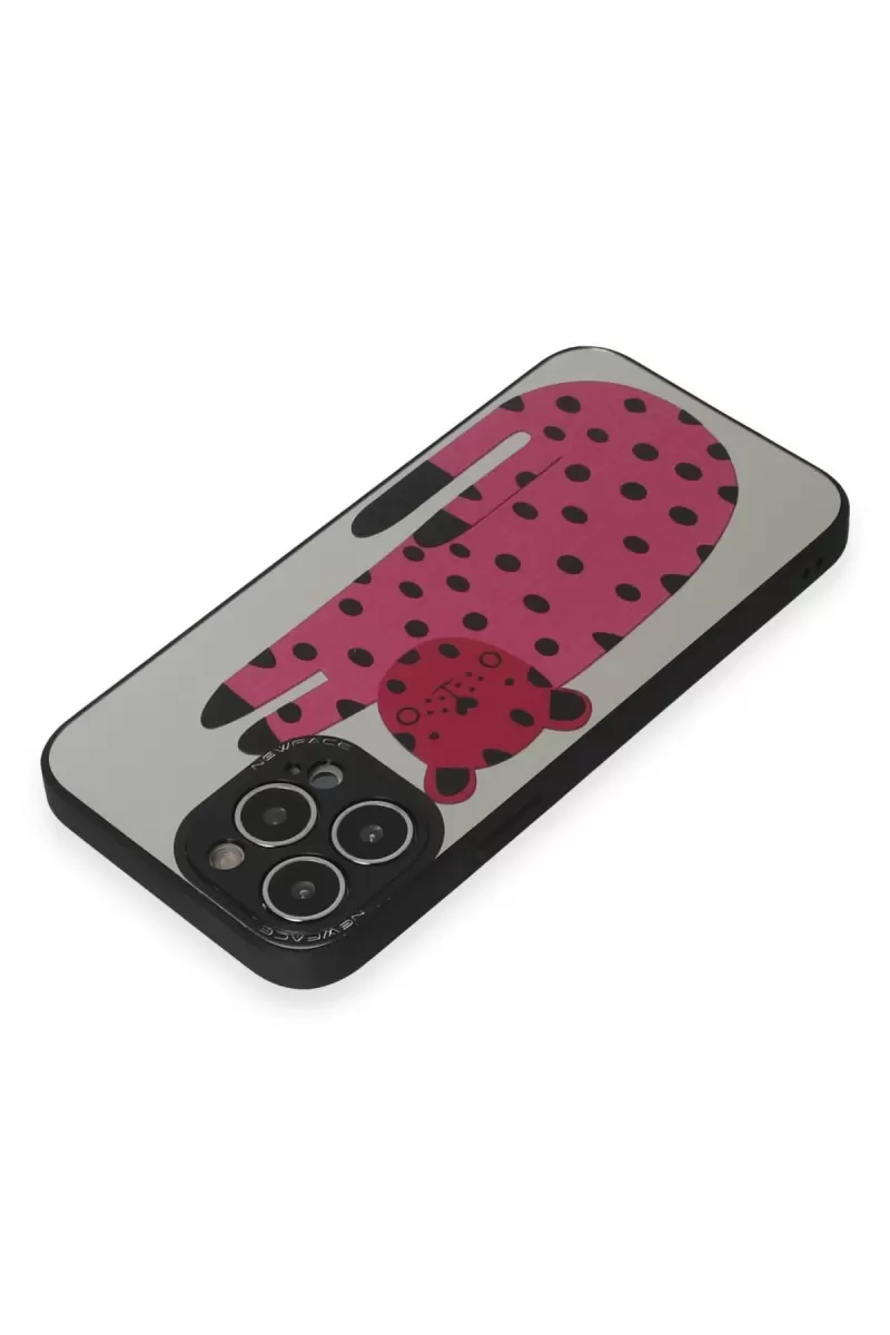 Newface Apple iPhone 13 Pro Max Kılıf Mirror Desenli Kapak - Mirror - 12