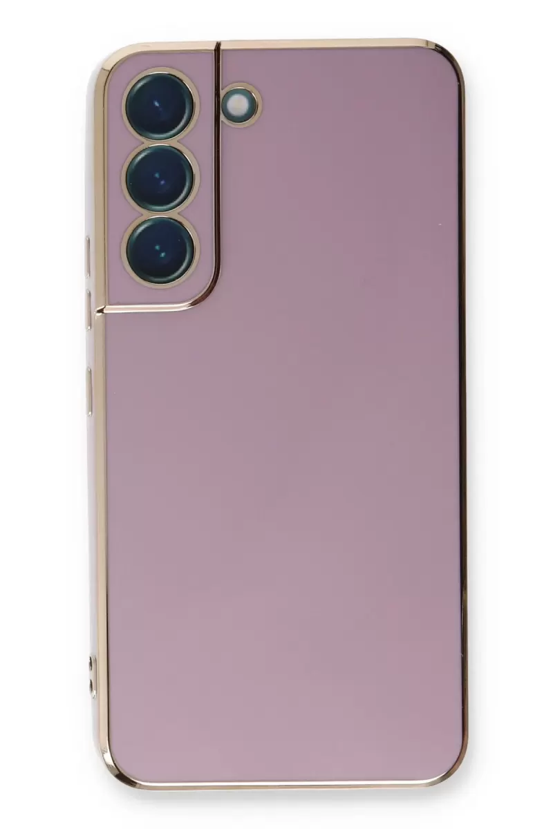 Newface Samsung Galaxy S22 Plus Kılıf Volet Silikon - Mor