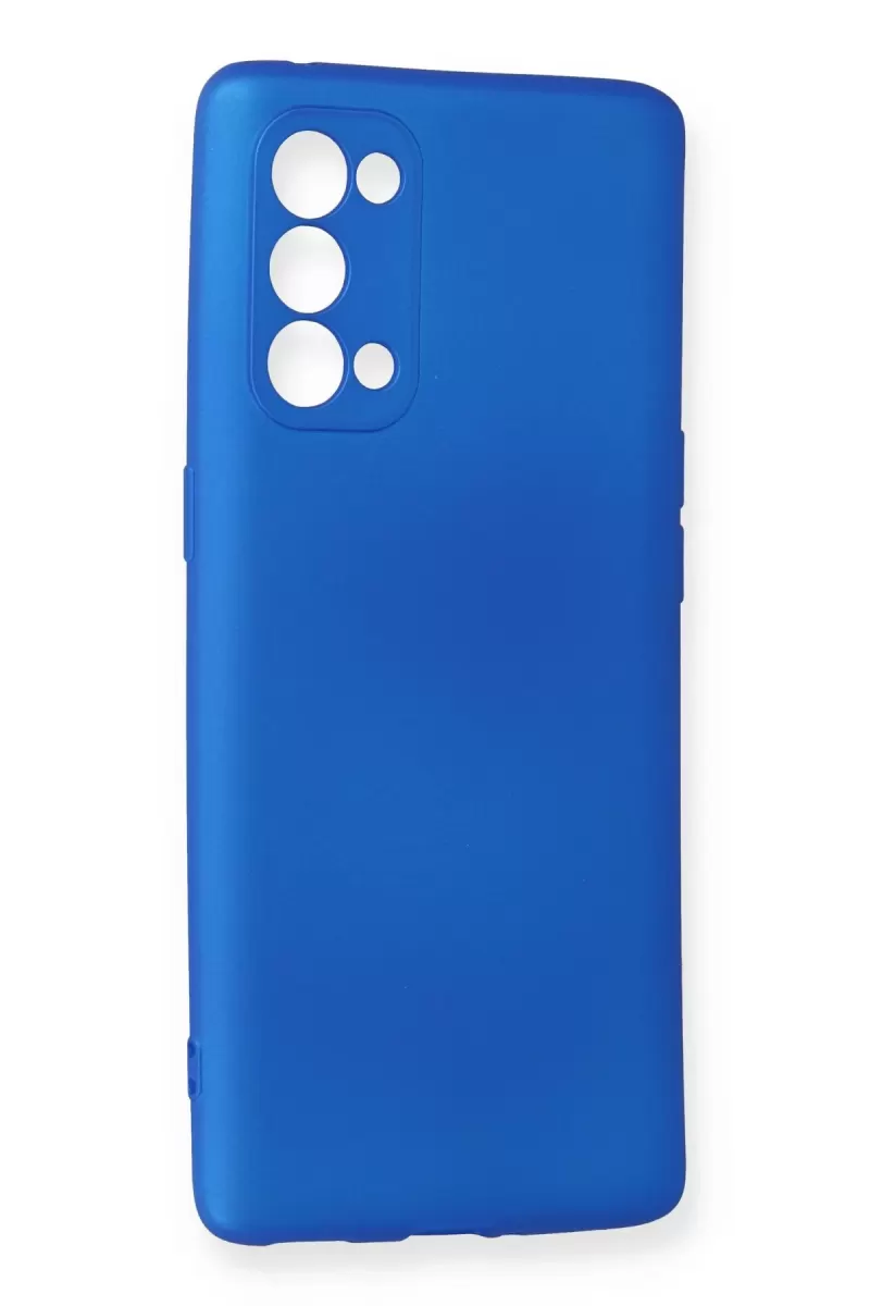 Newface Oppo Reno 5 Pro Kılıf First Silikon - Mavi