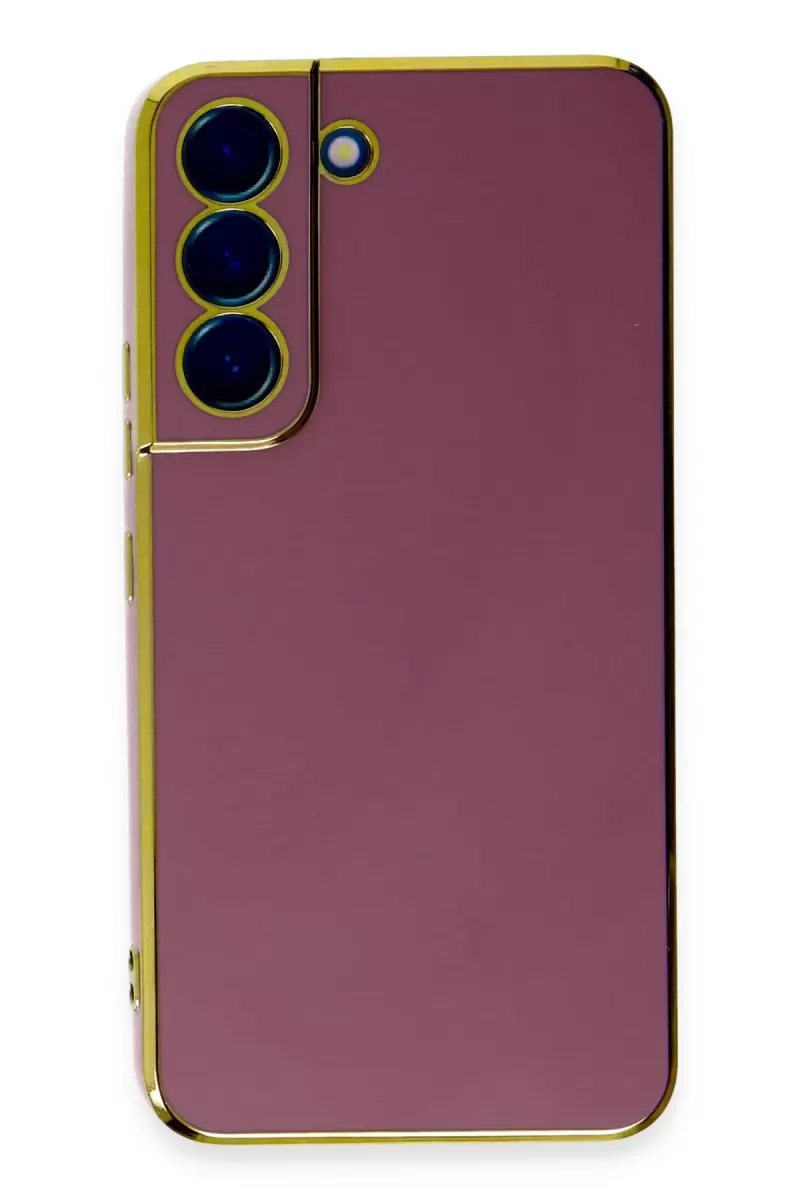 Newface Samsung Galaxy S22 Plus Kılıf Volet Silikon - Kırmızı