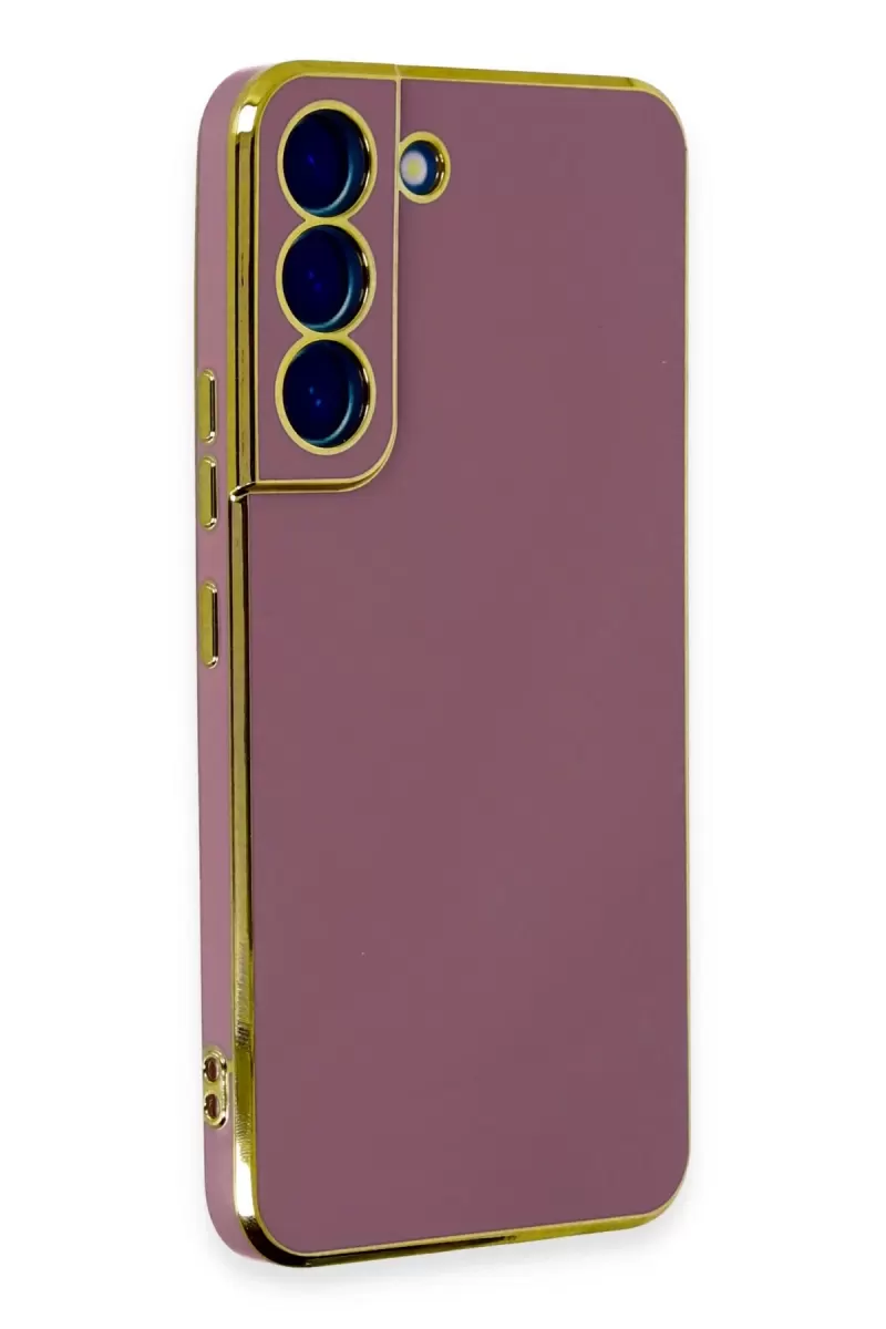 Newface Samsung Galaxy S22 Plus Kılıf Volet Silikon - Kırmızı