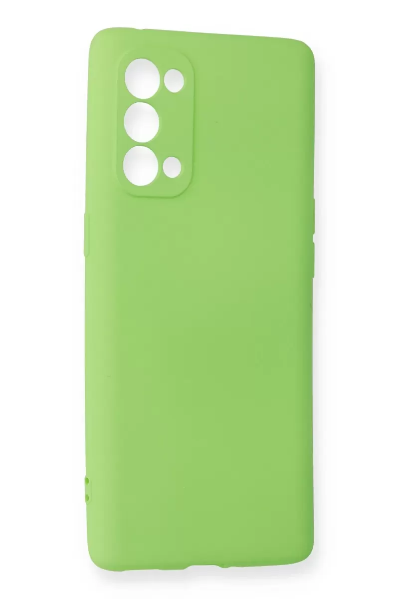 Newface Oppo Reno 5 Pro Kılıf First Silikon - Yeşil