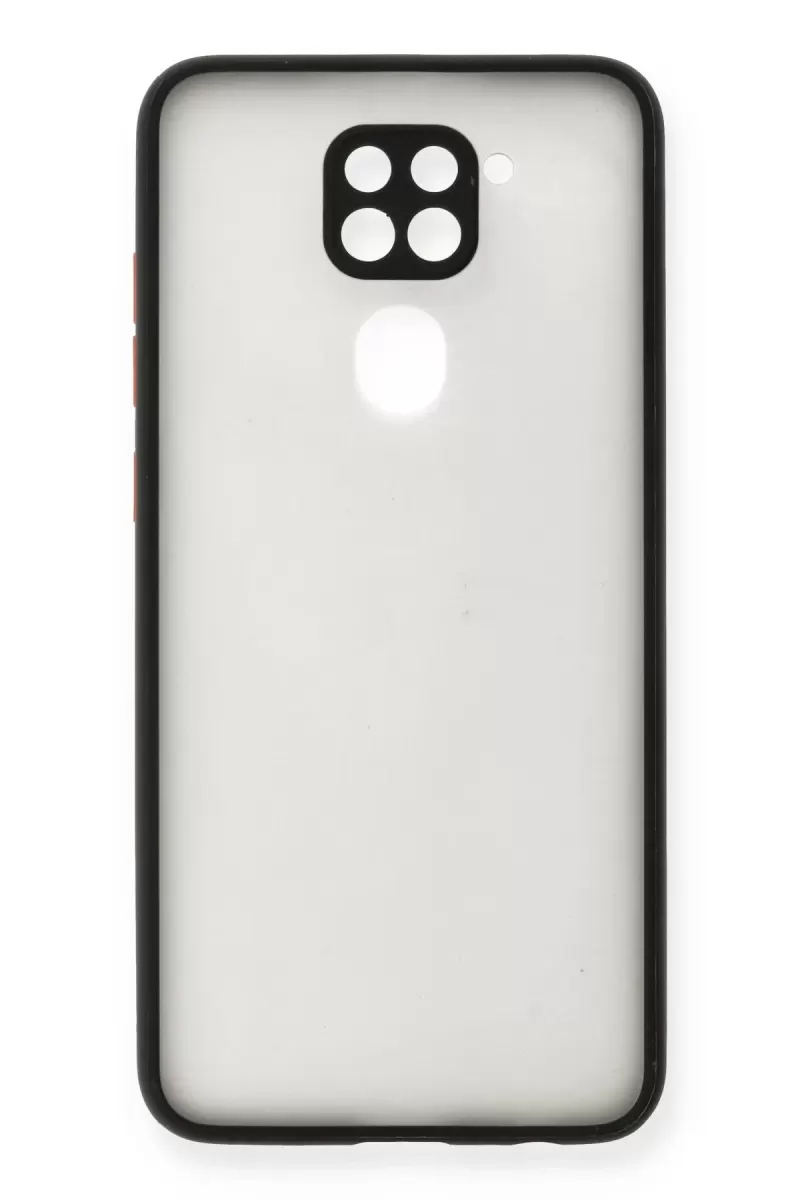 Newface Xiaomi Redmi Note 9 Kılıf Montreal Silikon Kapak - Siyah