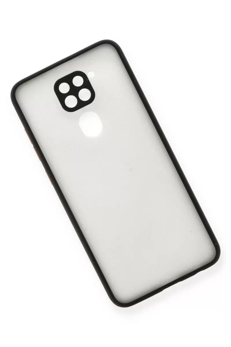 Newface Xiaomi Redmi Note 9 Kılıf Montreal Silikon Kapak - Siyah