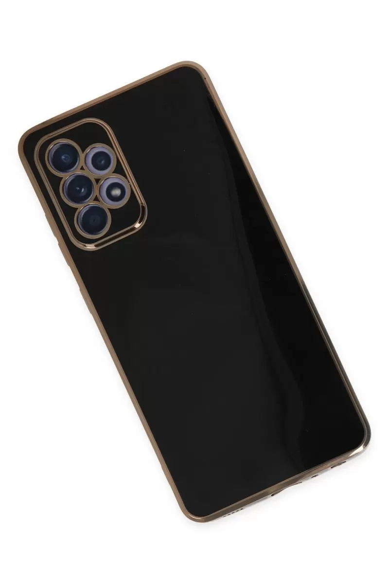 Newface Samsung Galaxy A52 Kılıf Volet Silikon - Siyah
