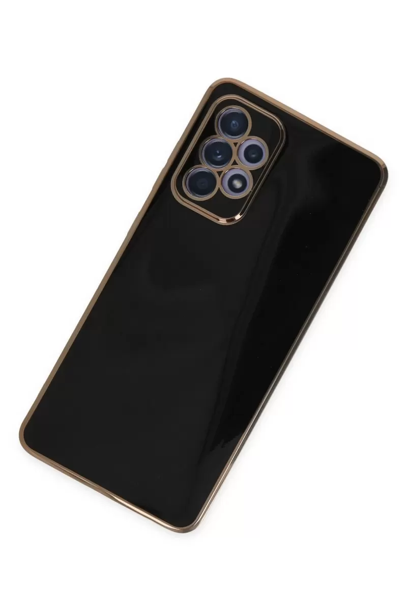 Newface Samsung Galaxy A52 Kılıf Volet Silikon - Siyah