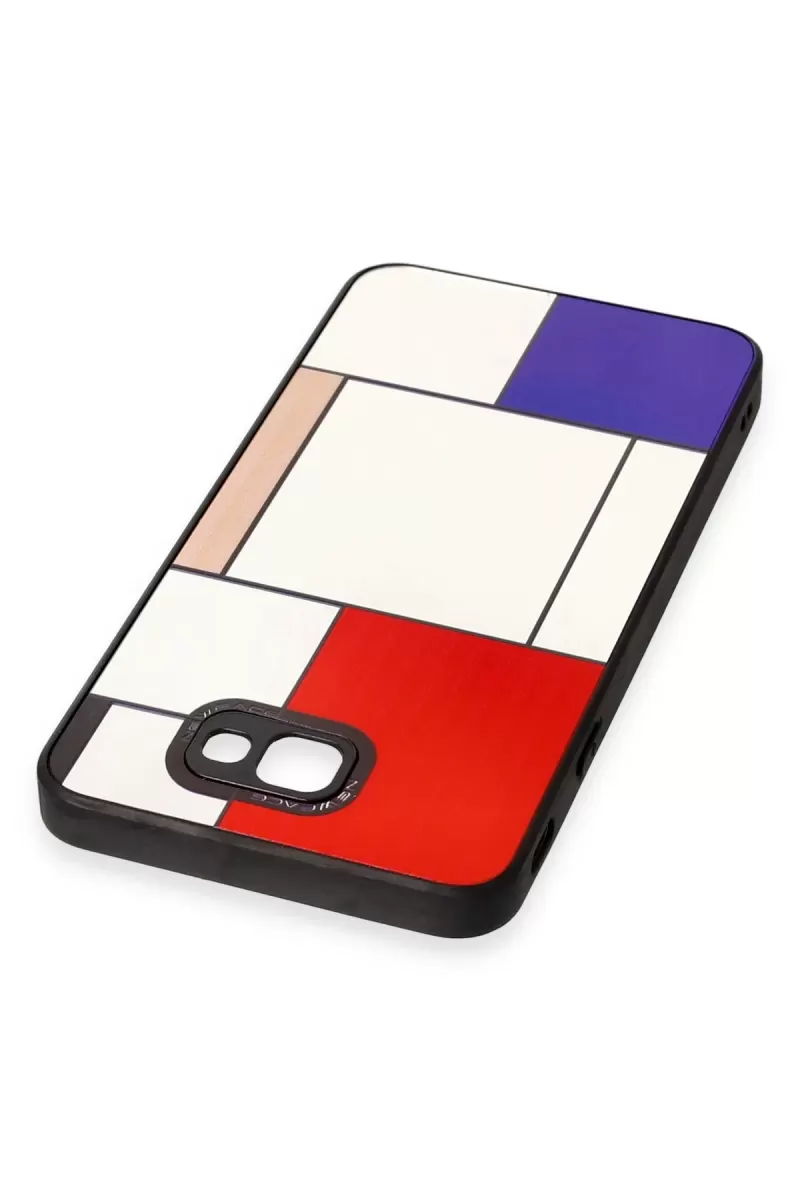 Newface Samsung Galaxy J7 Prime Kılıf Mirror Desenli Kapak - Mirror - 9