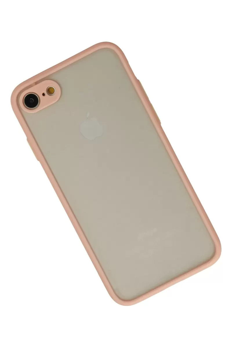 Newface Apple iPhone 7 Kılıf Montreal Silikon Kapak - Pembe