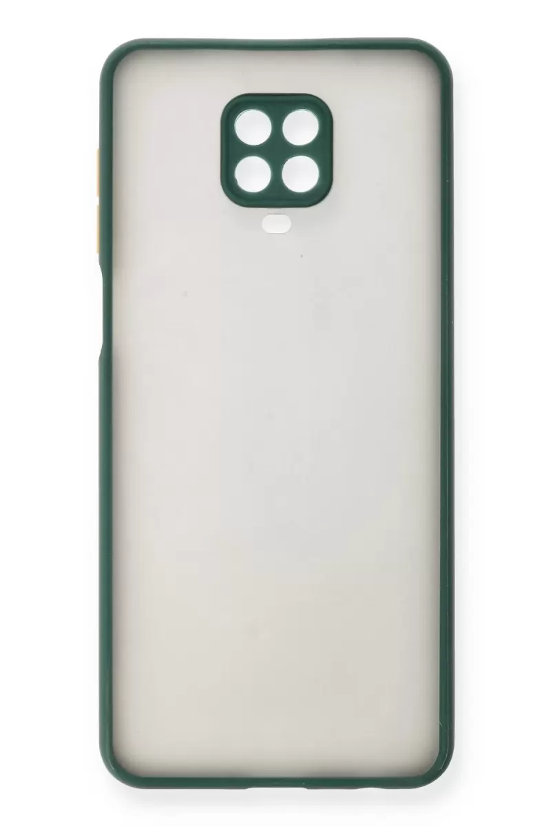Newface Xiaomi Redmi Note 9 Pro Kılıf Montreal Silikon Kapak - Yeşil