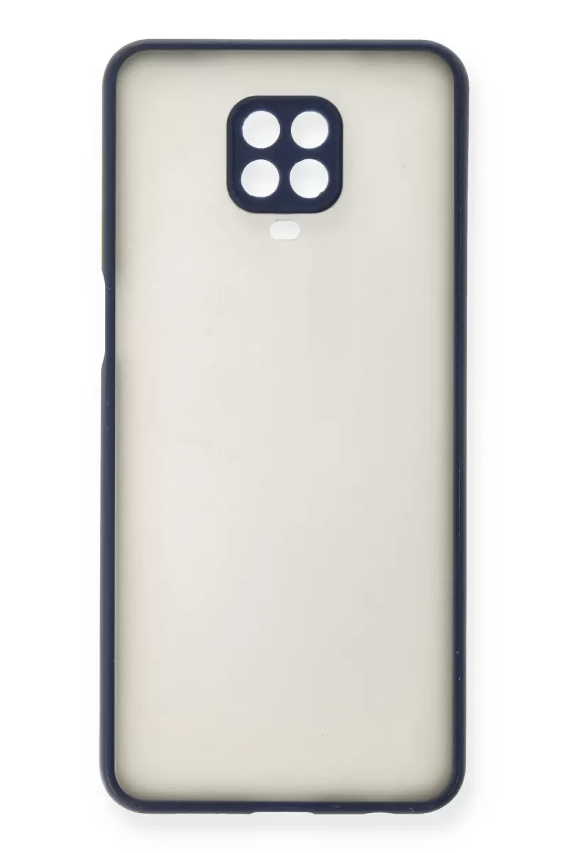 Newface Xiaomi Redmi Note 9 Pro Kılıf Montreal Silikon Kapak - Lacivert